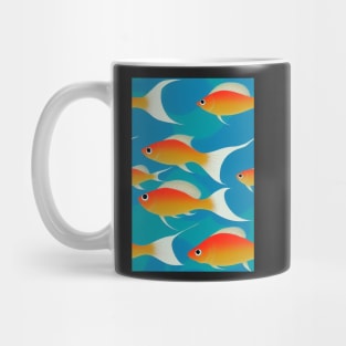 Fish pattern, a perfect gift for Anglers, Fisherman or any Nature Lover #8 Mug